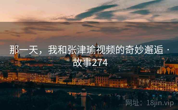 那一天，我和张津瑜视频的奇妙邂逅 · 故事274