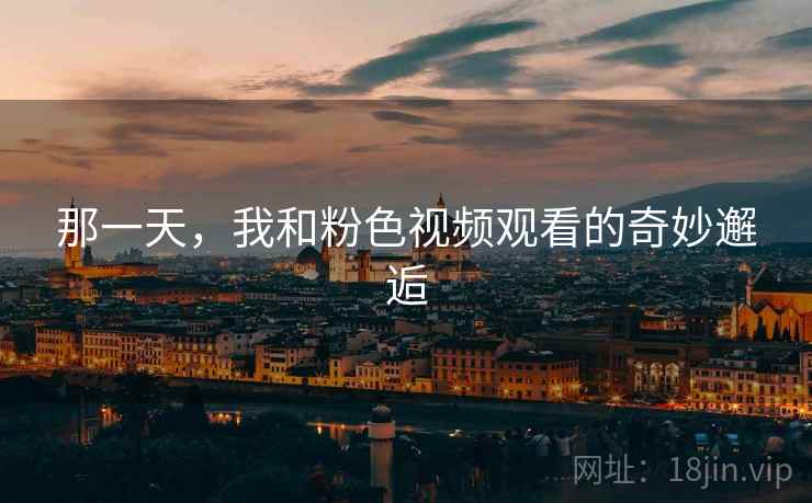 那一天，我和粉色视频观看的奇妙邂逅